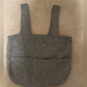 NWT Cashmere 3D Knit Tote Bag Wholegarment